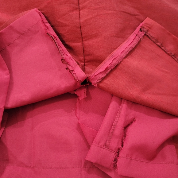 ALFRED SUNG Sleeveless Scoop Neck Midi Dress W/ Back Bow & Semi Open Back in Red - Picture 5 of 5